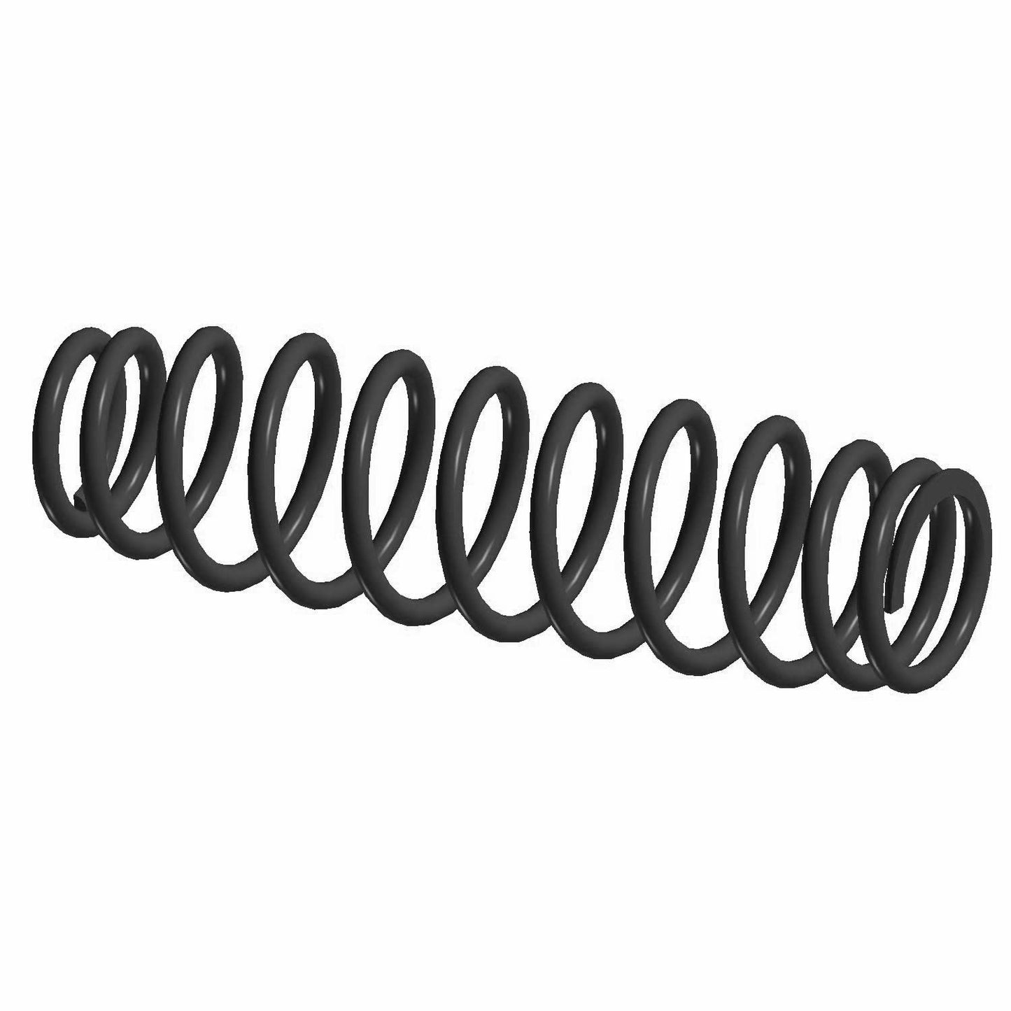 Polaris Ranger Spring, Rear, Matte Black, Genuine OEM Part 7043554-458, Qty 1