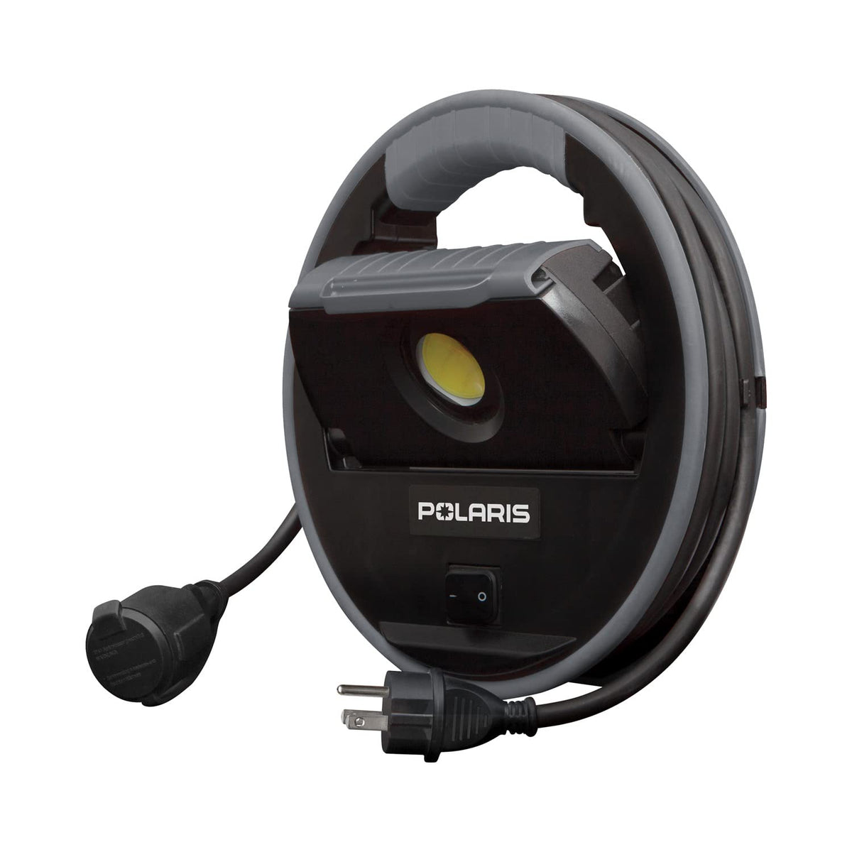 Polaris Work Light with 16 Foot Cable Reel, Multifunctional, Powerful 4,000 Lumens Worklight & UV Spotlight with Stand Mount and Magnet Mount for Use at The Worksite, Garage, Outdoors - 2830586