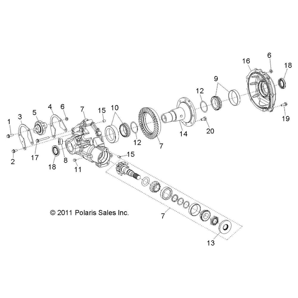 
                      
                        Polaris RZR Oil Shaft Seal, Genuine OEM Part 3610159, Qty 1
                      
                    