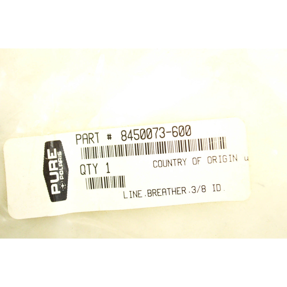 
                      
                        Polaris ATV Breather Line, 3/8, Genuine OEM Part 8450073-600, Qty 1
                      
                    