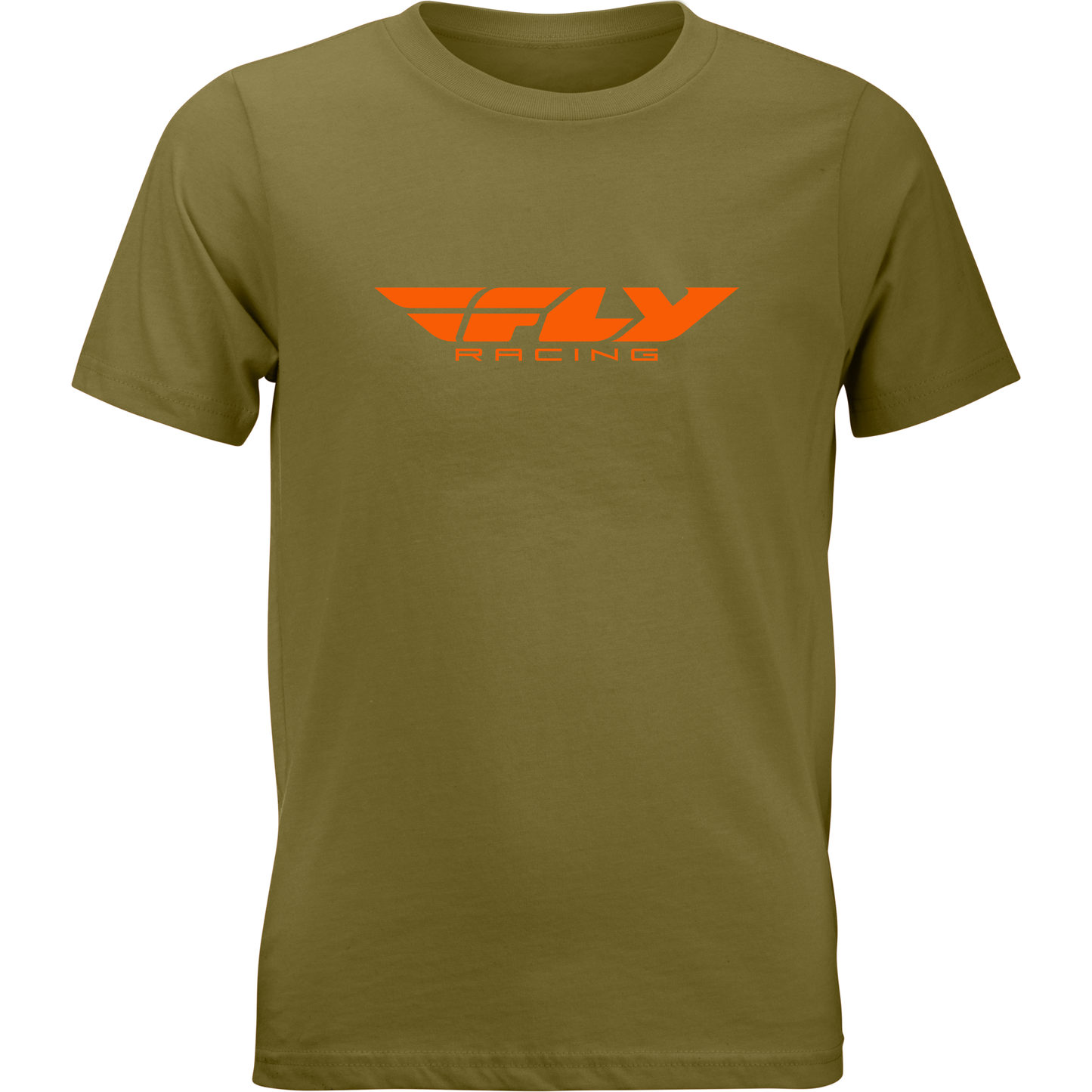 Youth Fly Corporate Tee Olive/Orange Ym