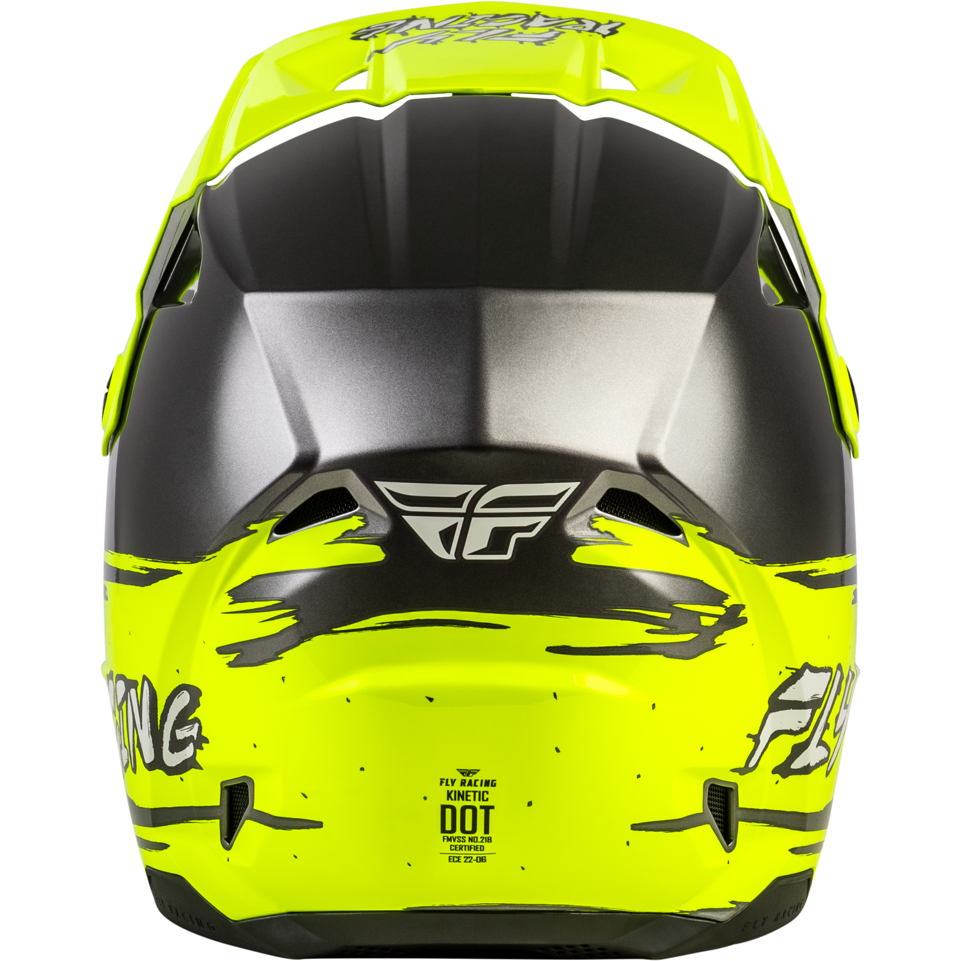 Youth Kinetic Surge Helmet Grey/Hi Vis Ym