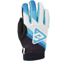 Answer 25 Peak Flo Gloves Black/Blue/White Youth - Small