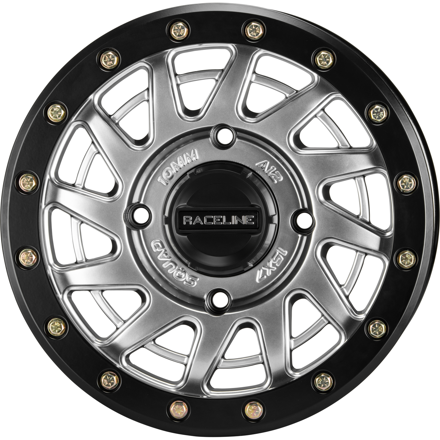 Squad Bdlk Wheel 15x7 4/156 5+2(+10mm) Hyper Silver
