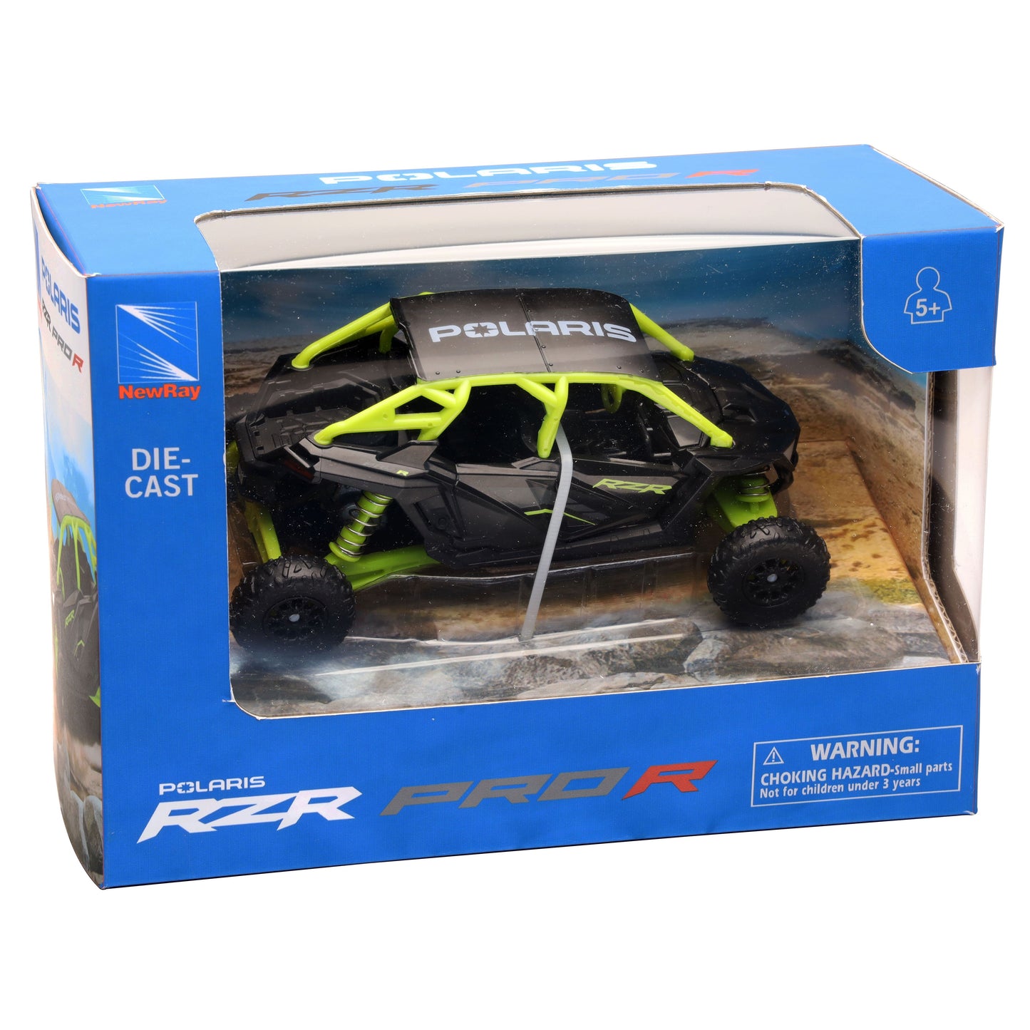 Replica 1:18 Utv Polaris Pro R Matte Onyx Black