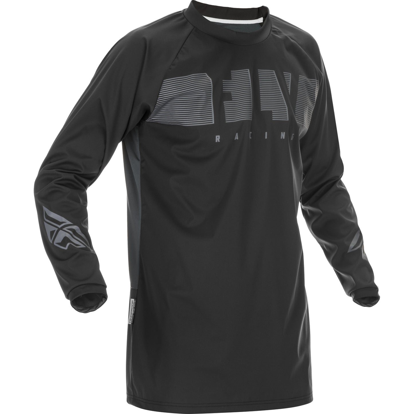 Windproof Jersey Black/Grey Lg
