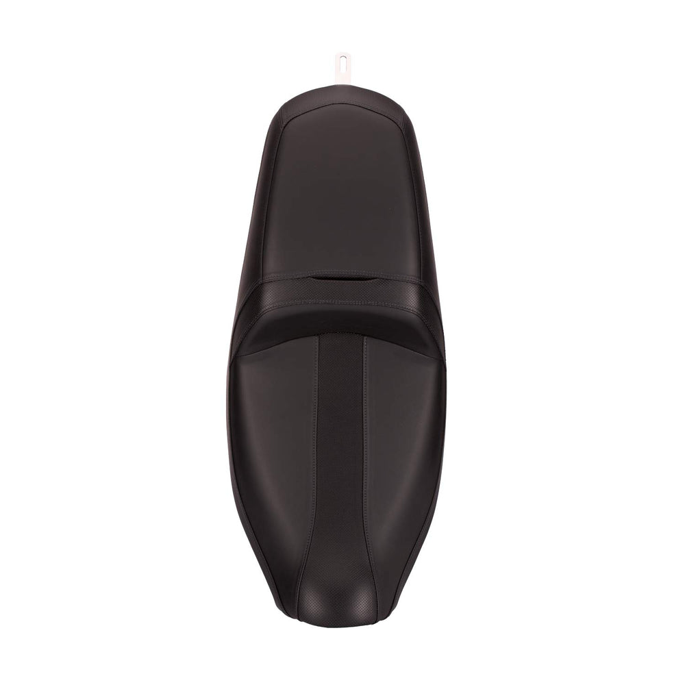 Indian Motorcycle All-Weather Vinyl Rogue Seat, Black - 2883663-VBA