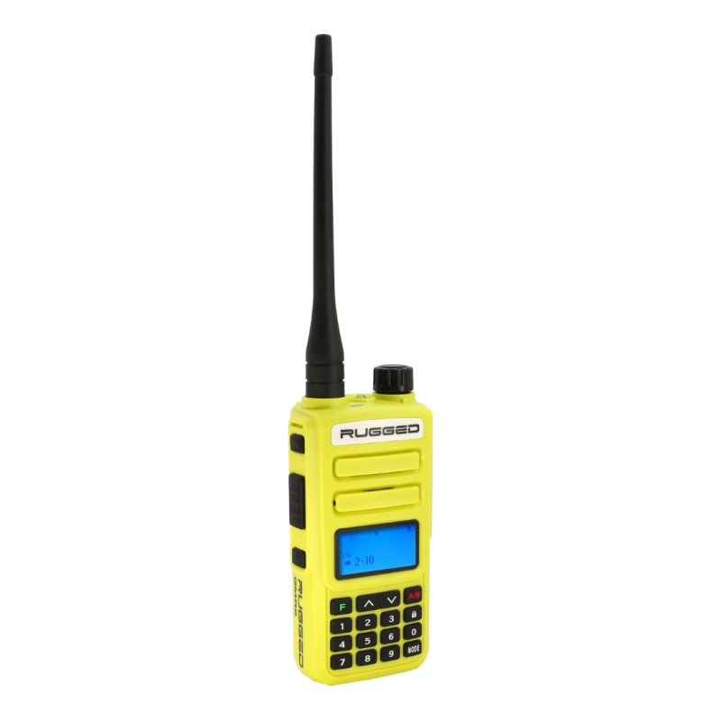 Rugged Radios Rugged GMR2 PLUS - GMRS / FRS Two Way Handheld Radio Safety Yellow