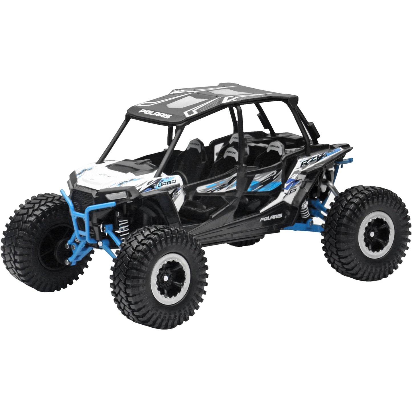 Replica 1:18 Utv Polaris Rzr 4 Turbo Rc White