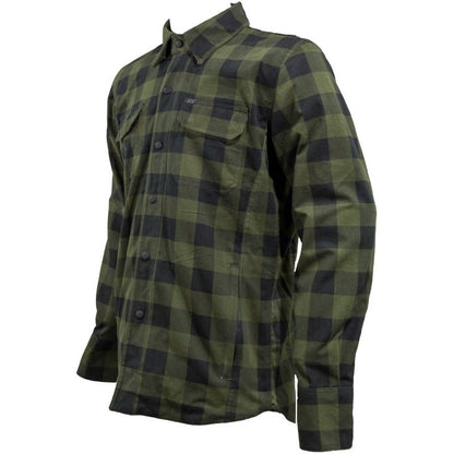 Speed and Strength True Grit Armored Motoshirt Olive/Black - Small