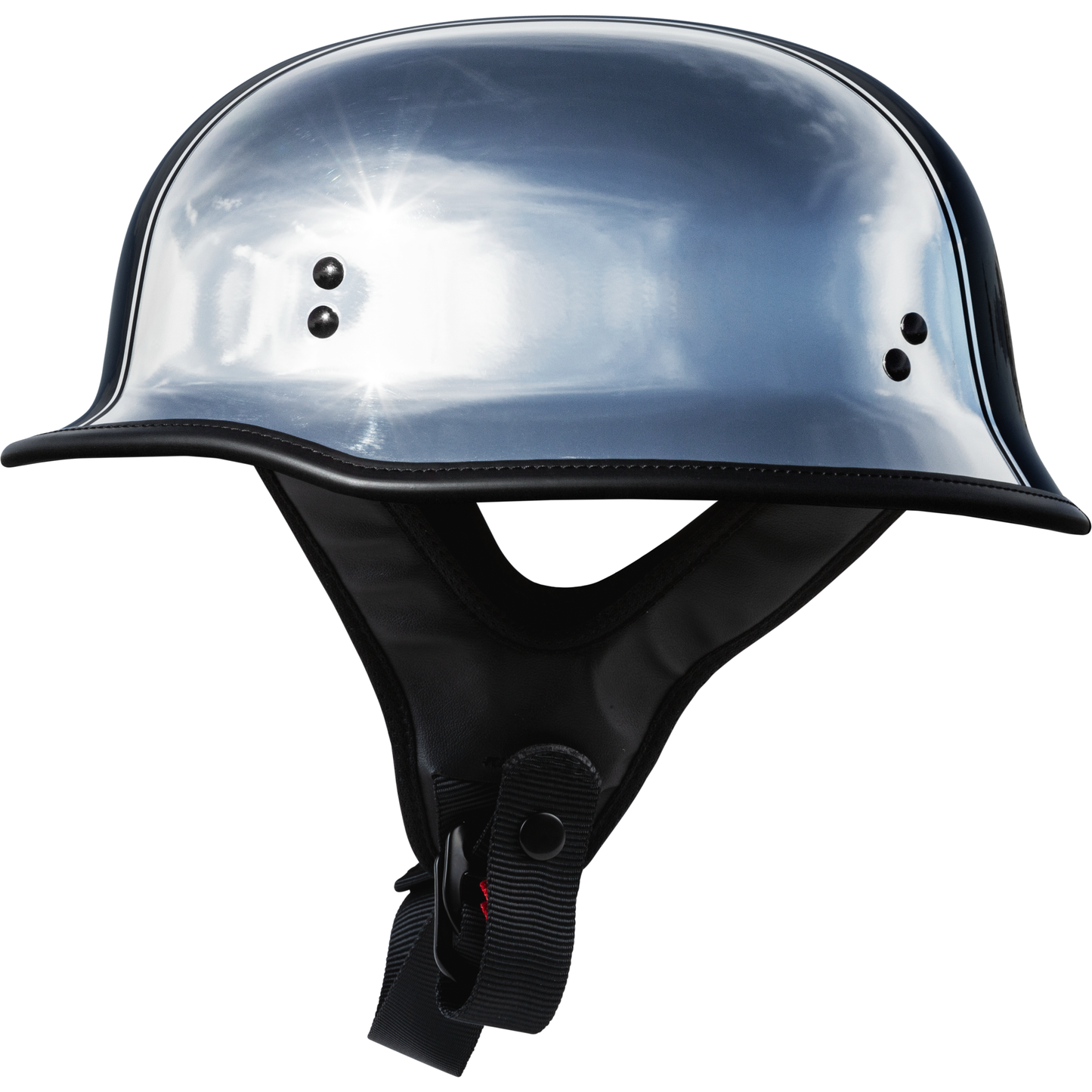 9mm German Beanie Helmet Chrome 3x