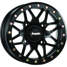 DragonFire Racing Typhon Wheel 14X7 4/137 5+2 +10 Machined Black