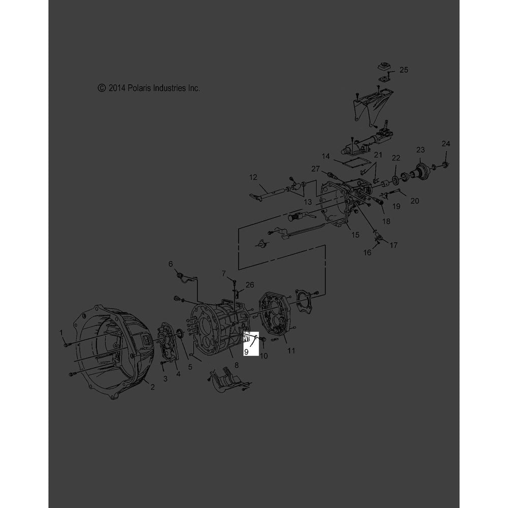 Polaris Slingshot Gasket, Genuine OEM Part 3235642, Qty 1