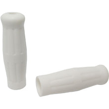 Grips Old School White W/O Throttle Sleeve