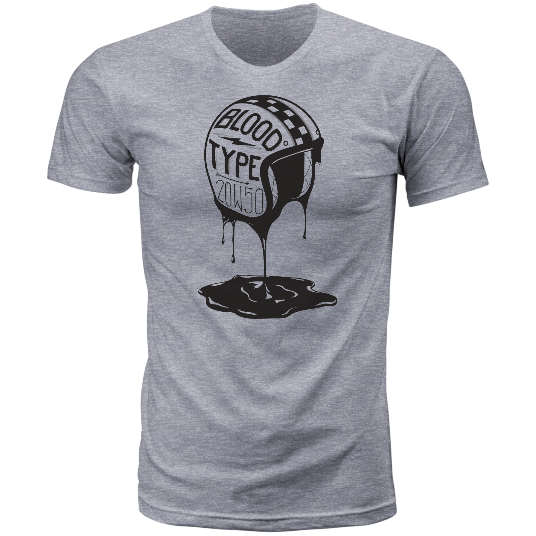 Blood Type Tee Heather Sm