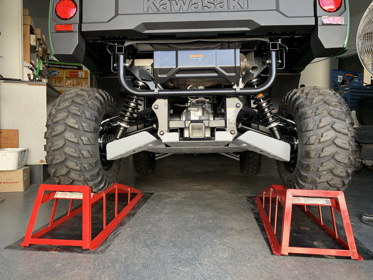 Alloy Rear A Arm Guards Kaw