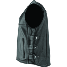 Kuryakyn Leather By River Road Plains Leather Vest Black - Small