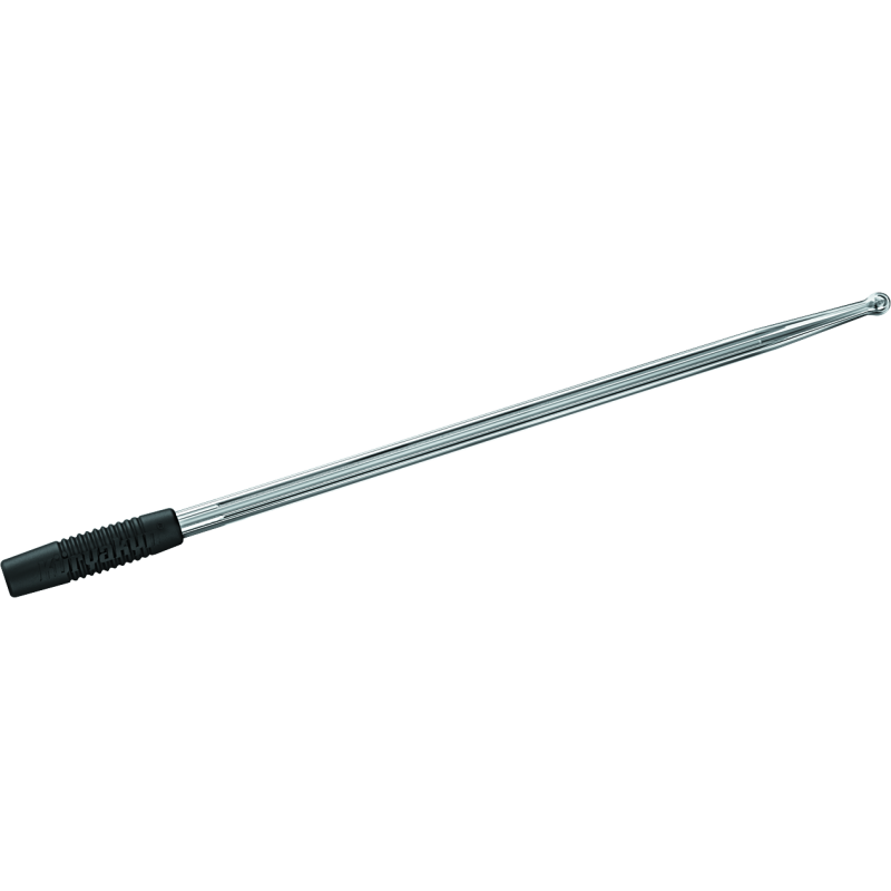 Kuryakyn Billet Antenna Round/Grooved Chrome