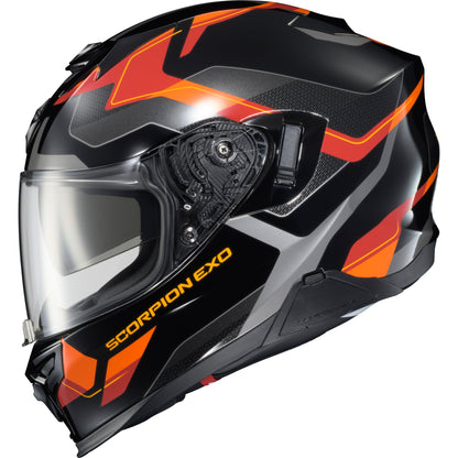 Exo T520 Full Face Helmet Zuse Orange Lg