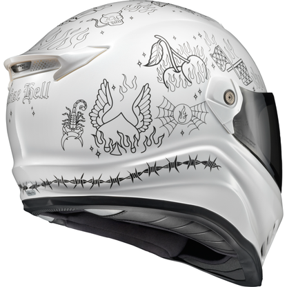 Covert Fx Full Face Helmet The Litas 2 White Md
