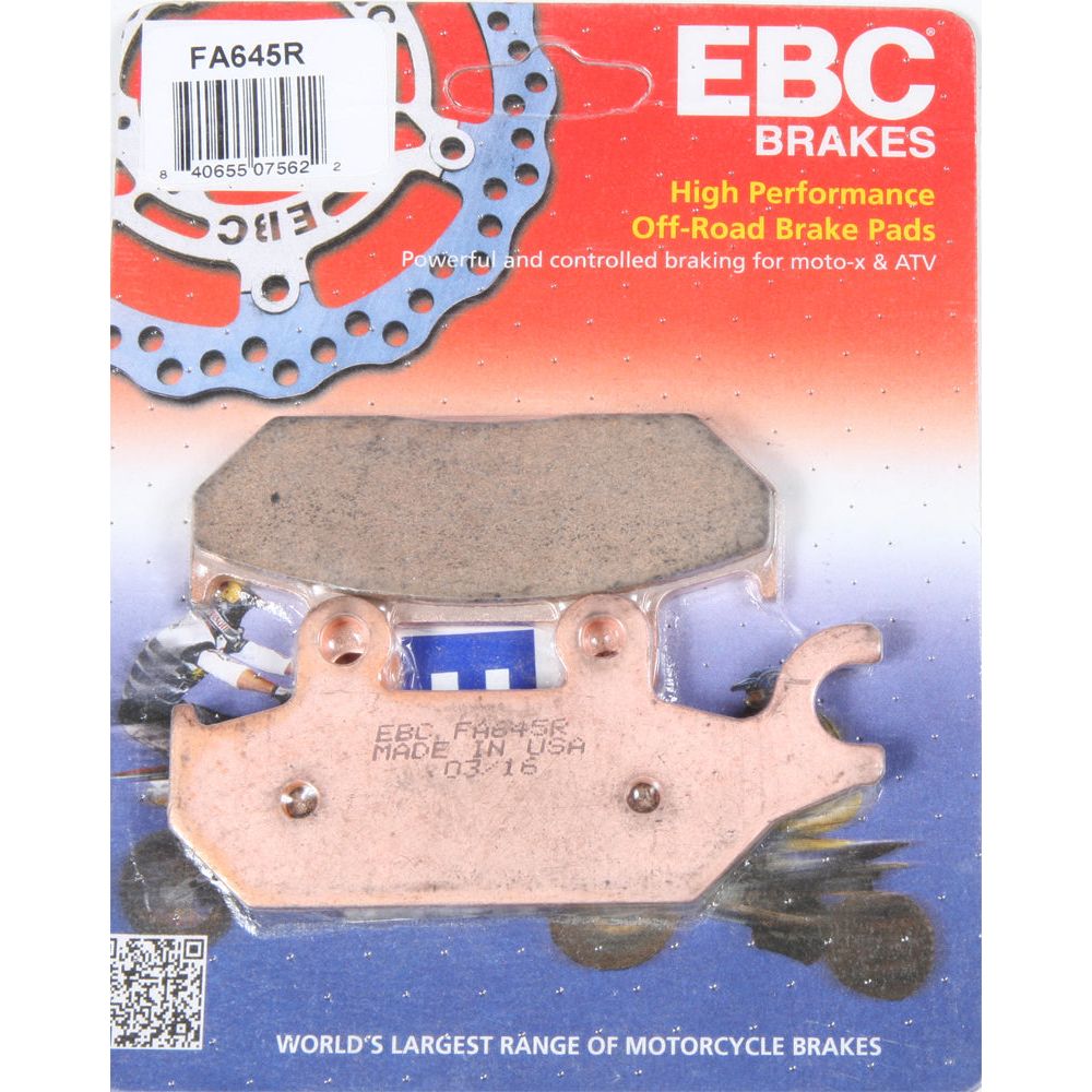 Brake Pads Fa645r Sintered R Series