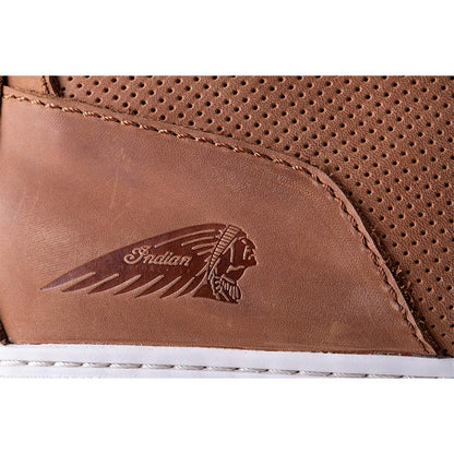 Indian Motorcycle Men's Leather Boyd Sneaker, Brown - 12
