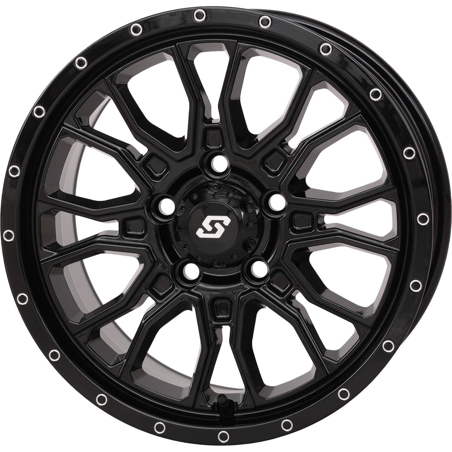 Fusion Wheel 15x7 5+2 5/4.5 Gloss Black