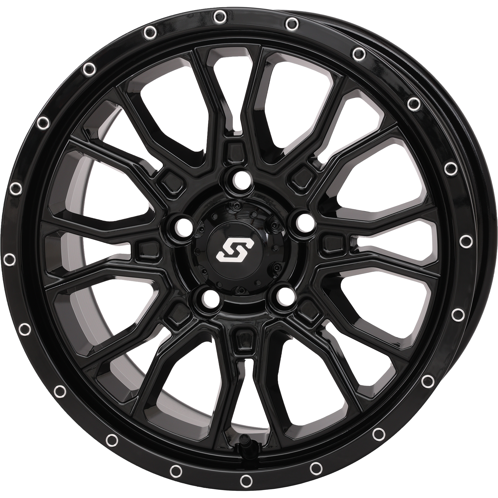 Fusion Wheel 15x7 5+2 5/4.5 Gloss Black