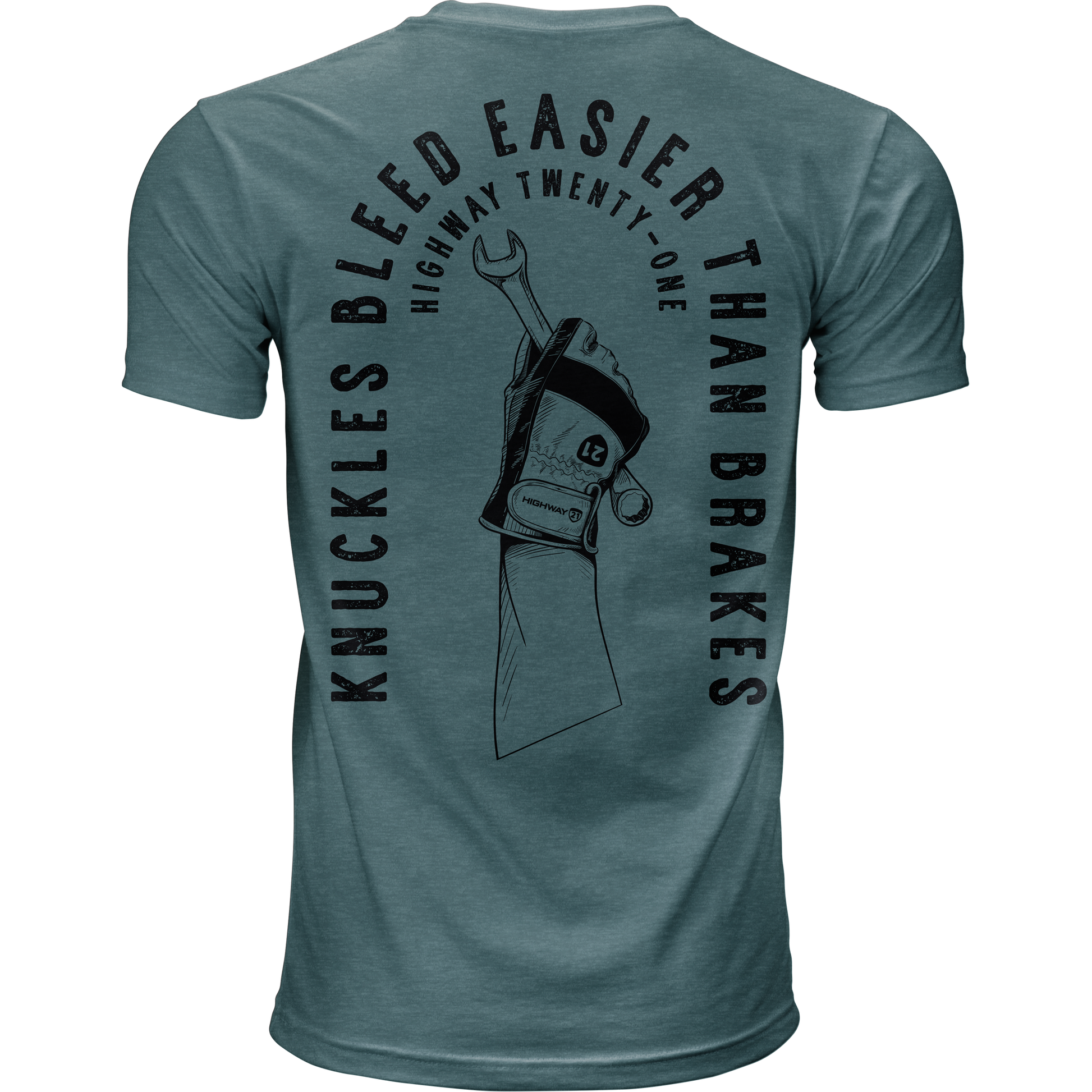 Knuckles Tee Indigo Sm