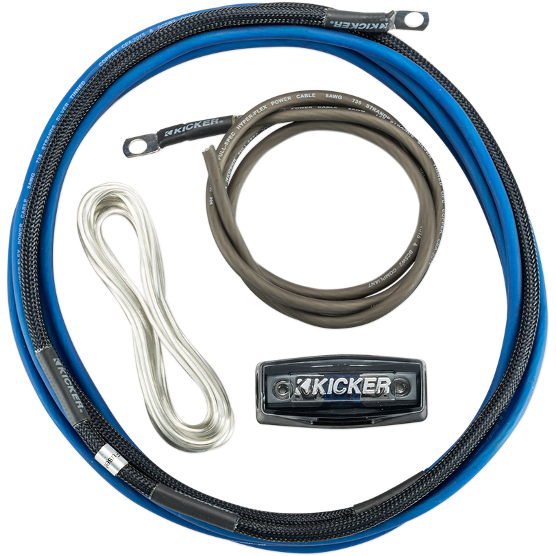 KICKER Amplifier Install Kit - 8 Gauge 46PK8