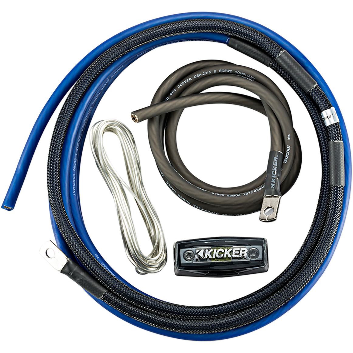 KICKER Amplifier Install Kit - 4 Gauge 46PK4