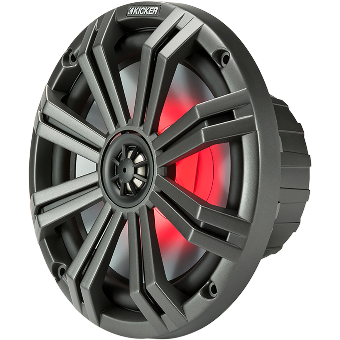 KICKER 8" Speakers - 7-Color LED 45KM84L