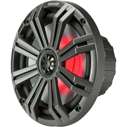 KICKER 8" Speakers - 7-Color LED 45KM84L