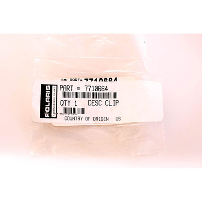 Polaris Ranger Ring Spring, Genuine OEM Part 7710664, Qty 1