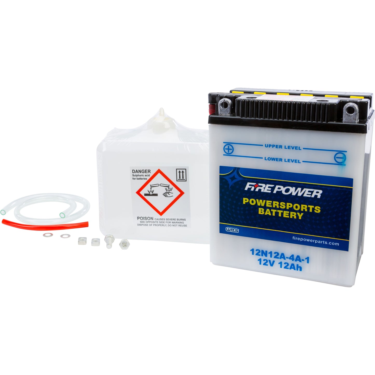 Battery W/Acid 12n12a 4a 1 12v