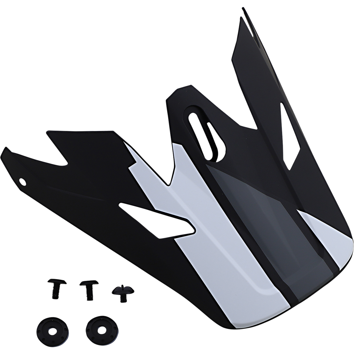 Z1R Rise Visor - Evac - Matte Black/White/Gray 0132-1397