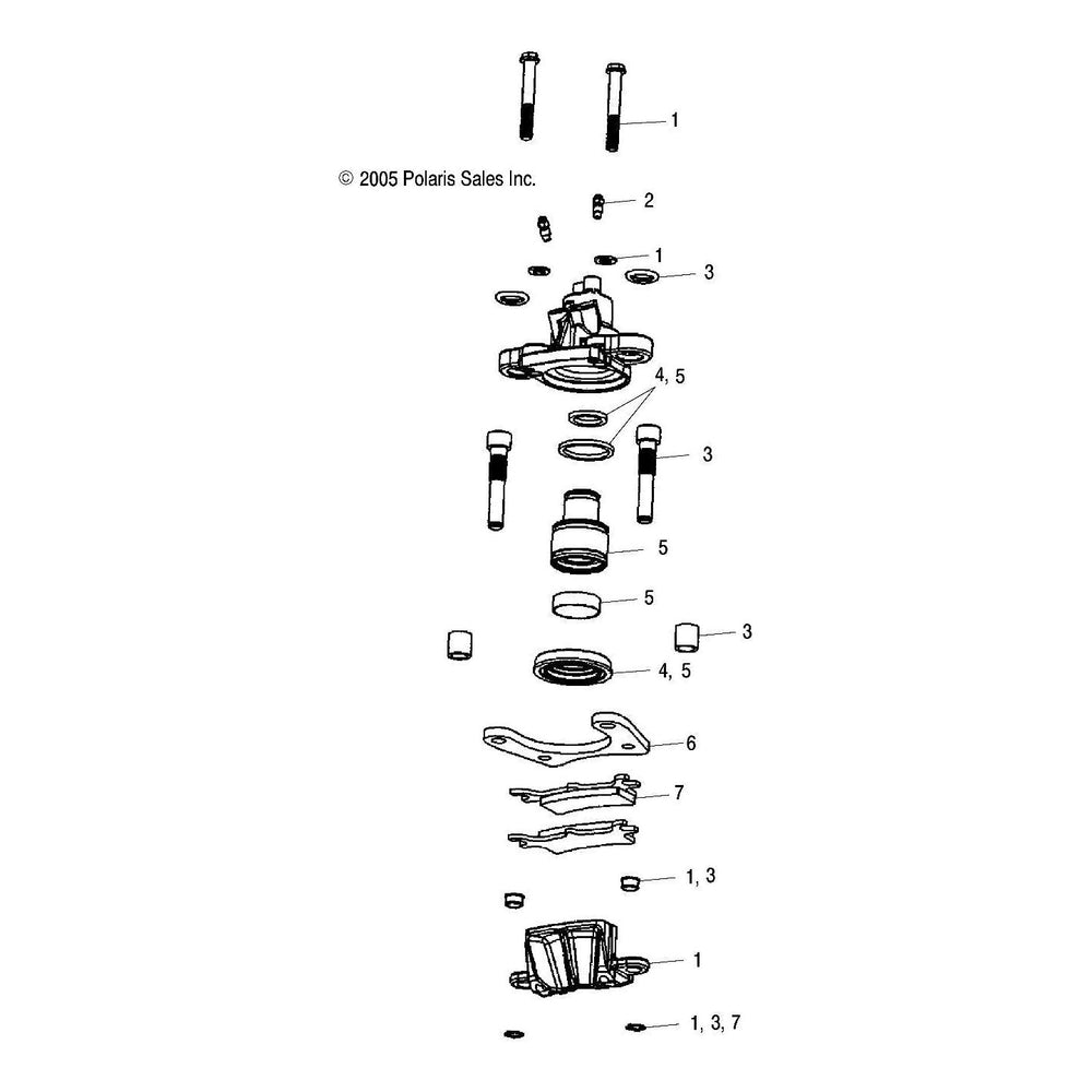 
                      
                        Polaris ATV Brake Pad Kit, Part 2203451
                      
                    