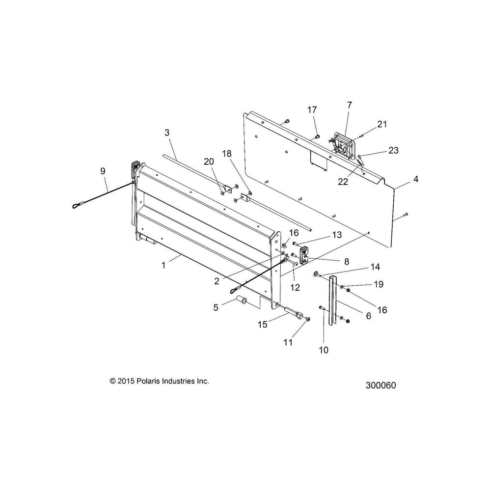 
                      
                        Polaris GEM Tailgate Paddle Latch, Genuine OEM Part 7081380, Qty 1
                      
                    