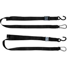 1.5" X 6' Tie Down Black 2/Pk