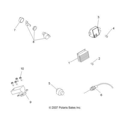 Polaris ATV Module Controller, 330, Genuine OEM Part 4011831, Qty 1