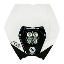 Baja Designs 08-13 KTM Headlight Kit DC w/ Headlight Shell White Squadron Sport