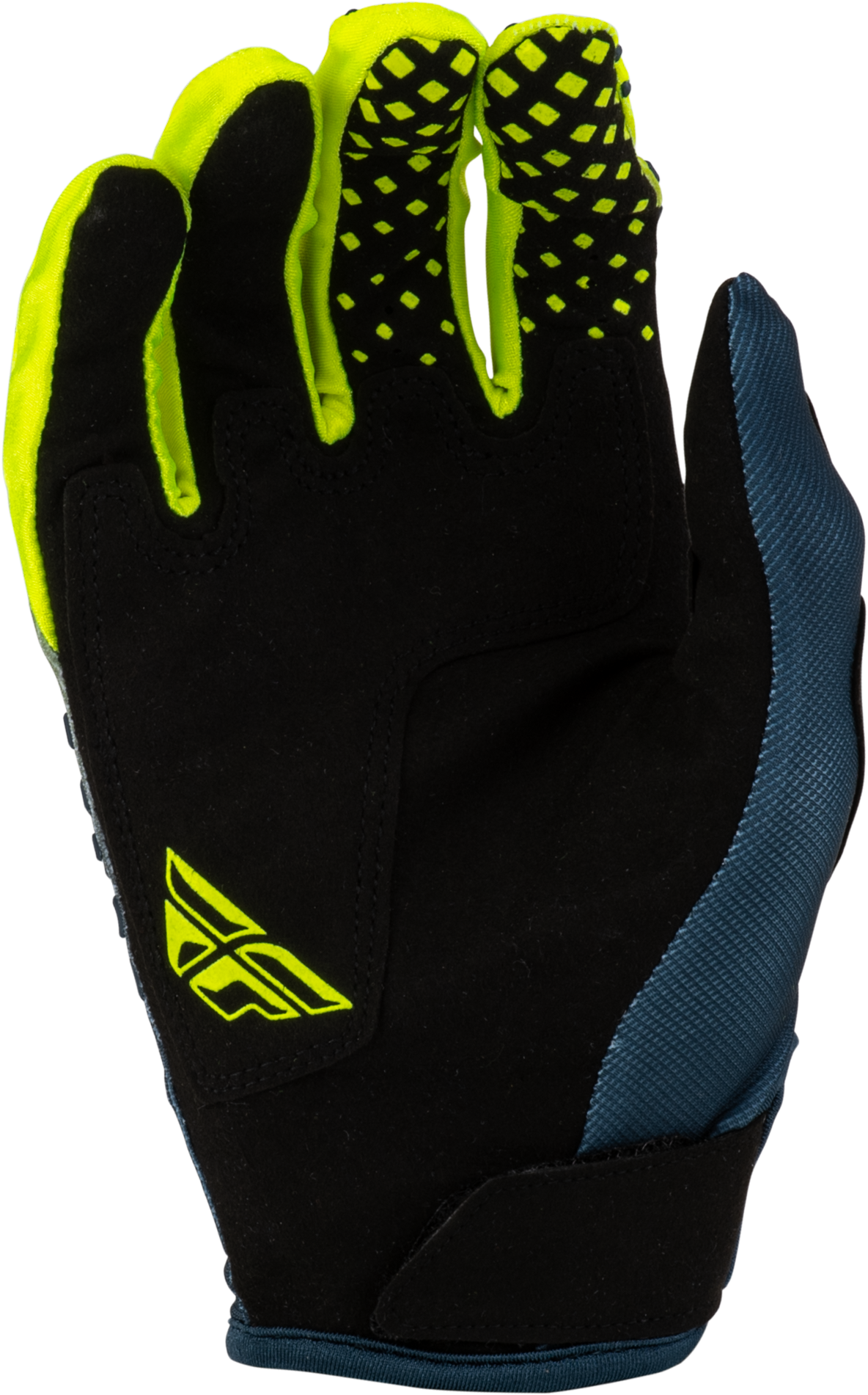 Youth Kinetic Fade Gloves Navy/Hi Vis/White Yl