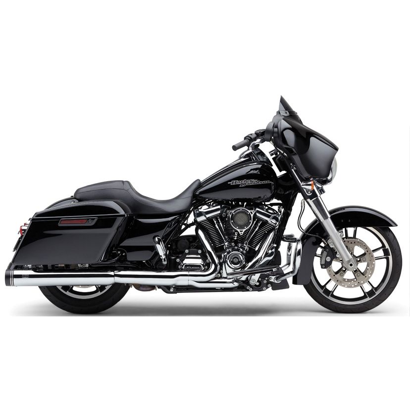 4" Groove Tip Slip On Chrome Flh/Flt 17 22