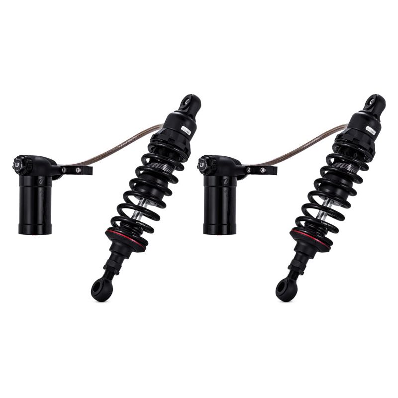 Progressive Harley Bagger 990 Series Shocks 12.0in Heavy Duty - Black