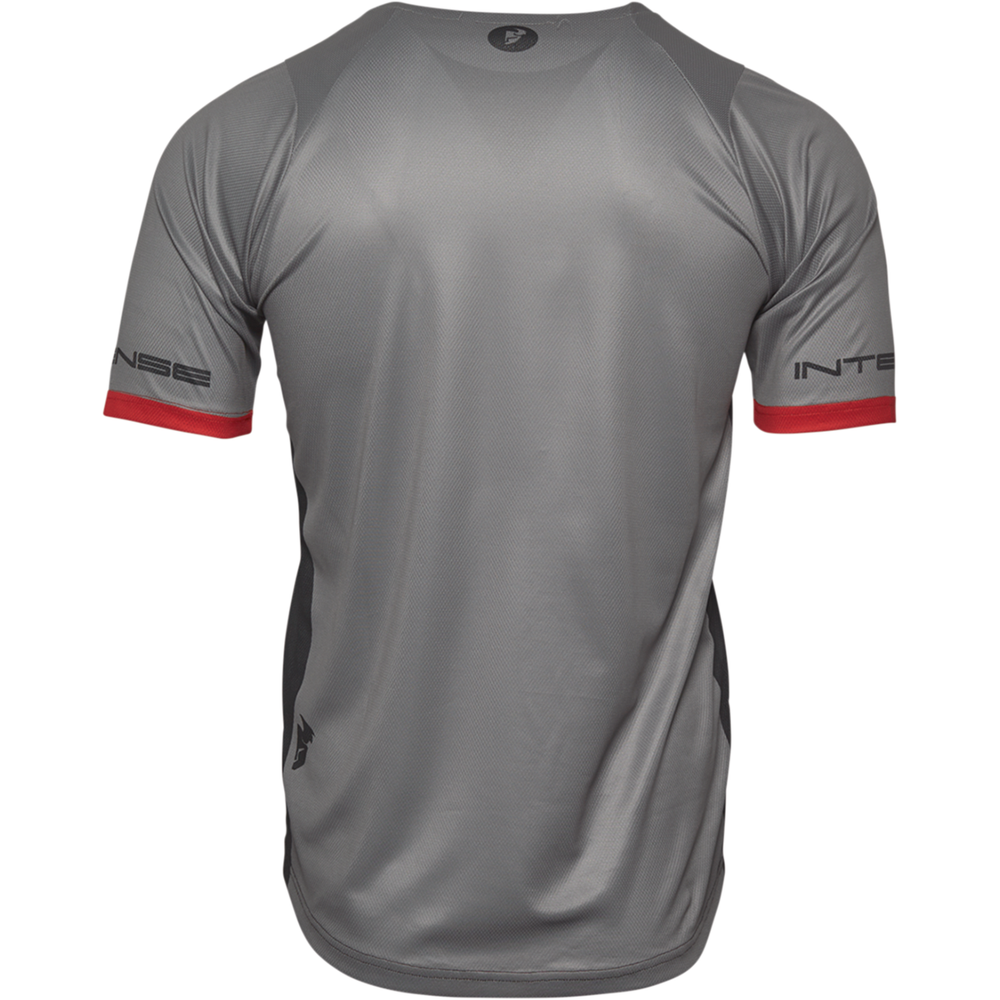 THOR Intense Team Short-Sleeve Jersey - Black/Heather Gray - XS 5120-0056