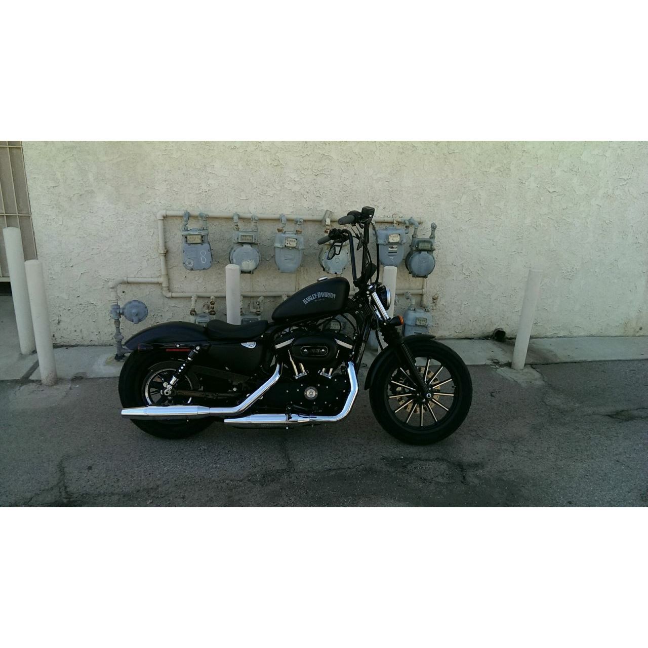 Narrow 14" Apehangers 1" Black