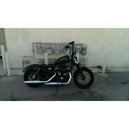 Narrow 14" Apehangers 1" Black