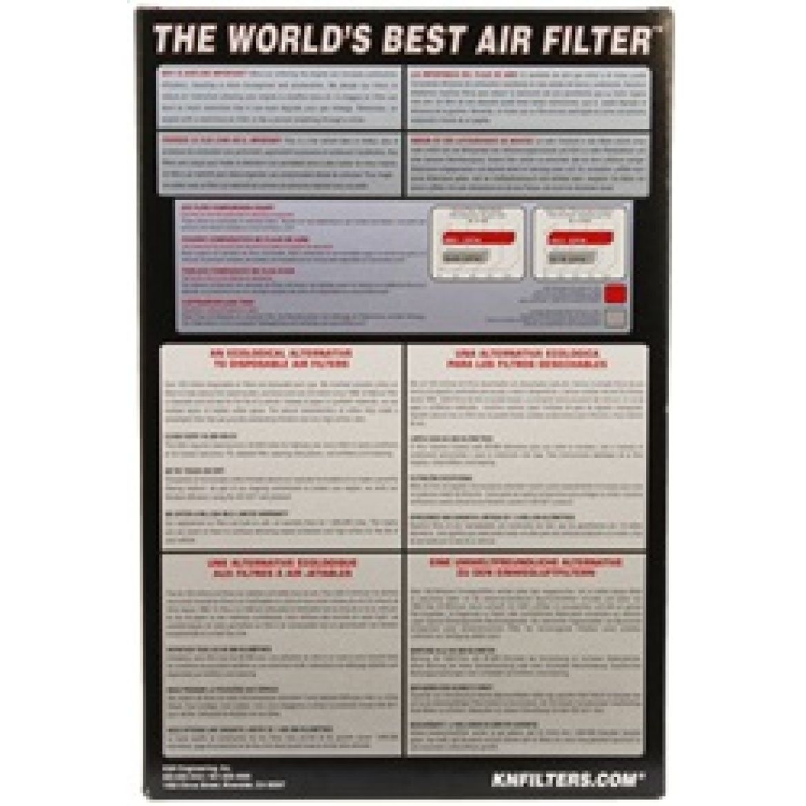 K&N 07-12 Honda CBR600RR Replacement Air Filter