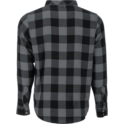 Fly Tek Flannel Black/Grey Sm