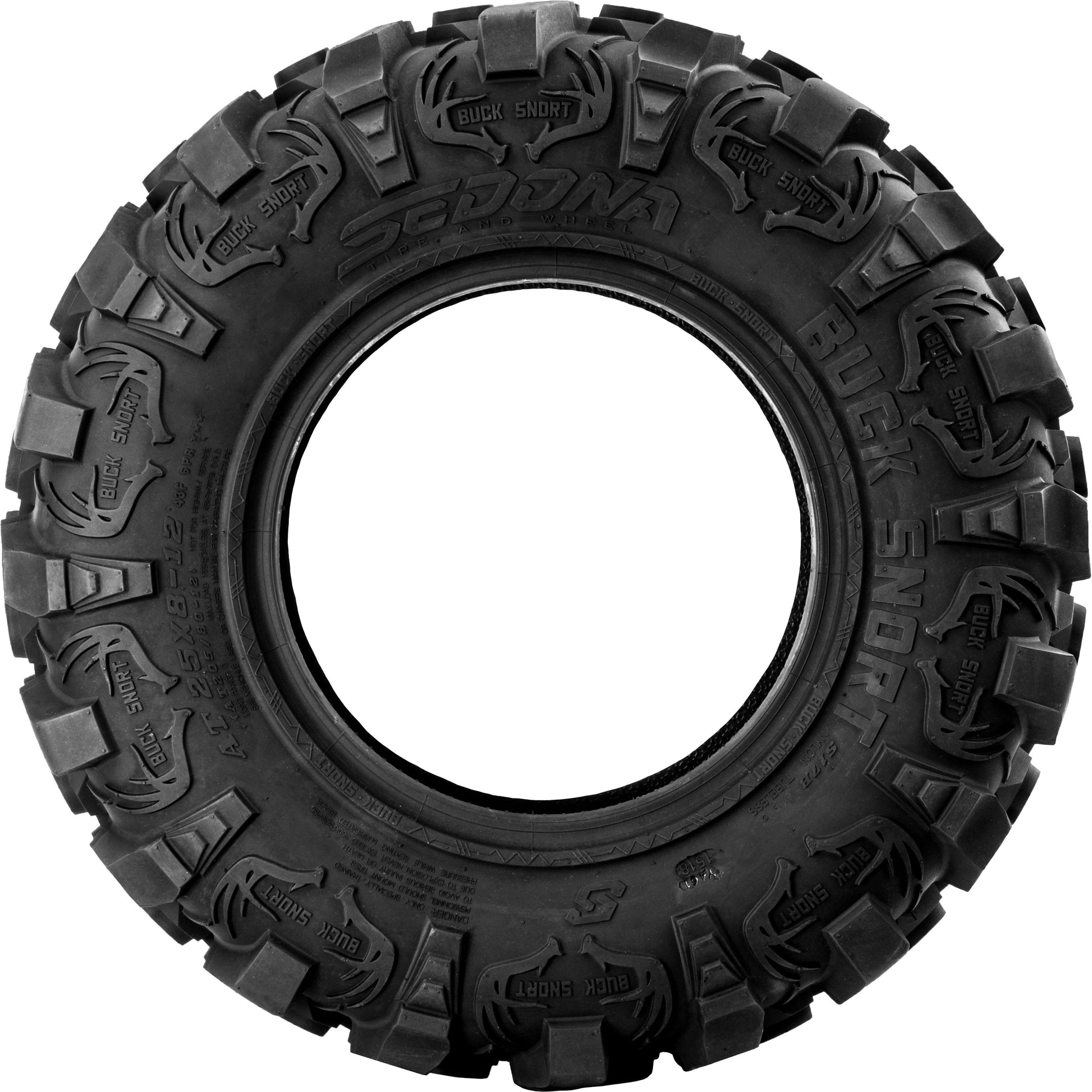 Tire Buck Snort 25x8 12 Bias 6pr Lr340lbs